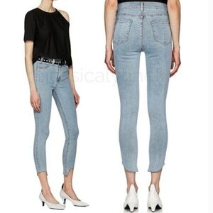 RAG & BONE HIGH RISE ANKLE SKINNY JEANS